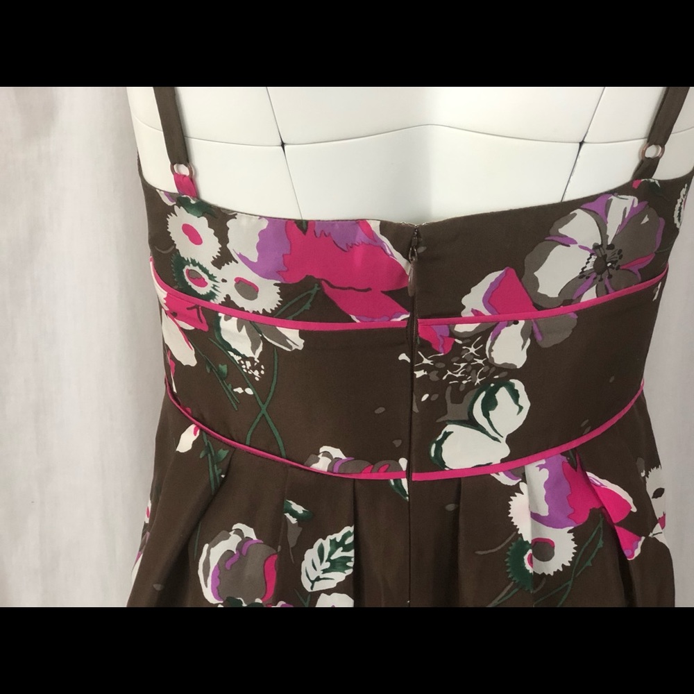 Y2K Guess silk floral dress sz 3 garden‎ party juniors - Picture 4 of 8